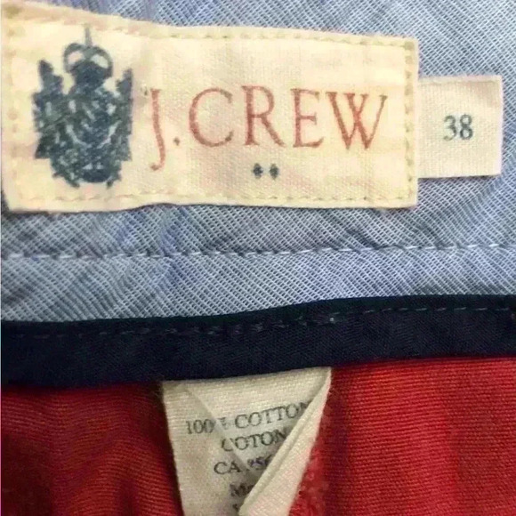 COPY - J CREW MENS CLASSIC FLAT FRONT CHINO SHORTS Sz. 38 x 9 - Picture 7 of 8